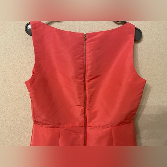 Red Valentino Dress Women Pink Taffeta Ruffle Hem - Picture 8 of 15